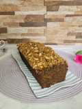 Budín de banana con crumble