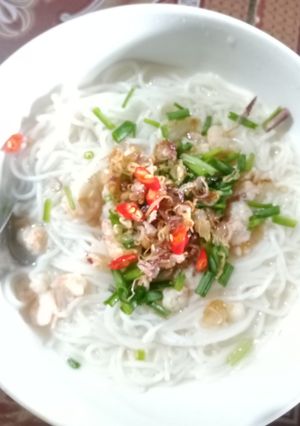 Hình của món Bún tôm 🦐.