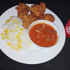 A picture of Sweet corn rice.