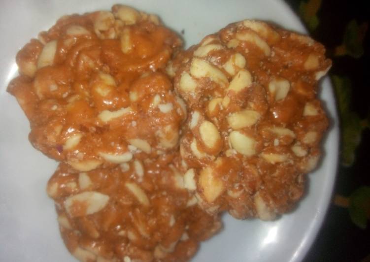 Steps to Make Homemade Crunchy peanut baar