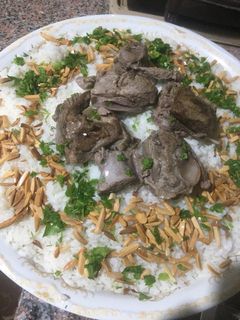 صورة لوصفة منسف باللحمة