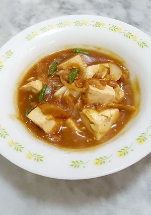 Foto resep Tahu putih bumbu tauco
