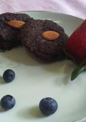 Una foto de Galletitas saludables con harina de algarroba y coco, sin azúcar