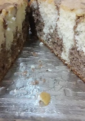 Una foto de Bizcochuelo marmolado