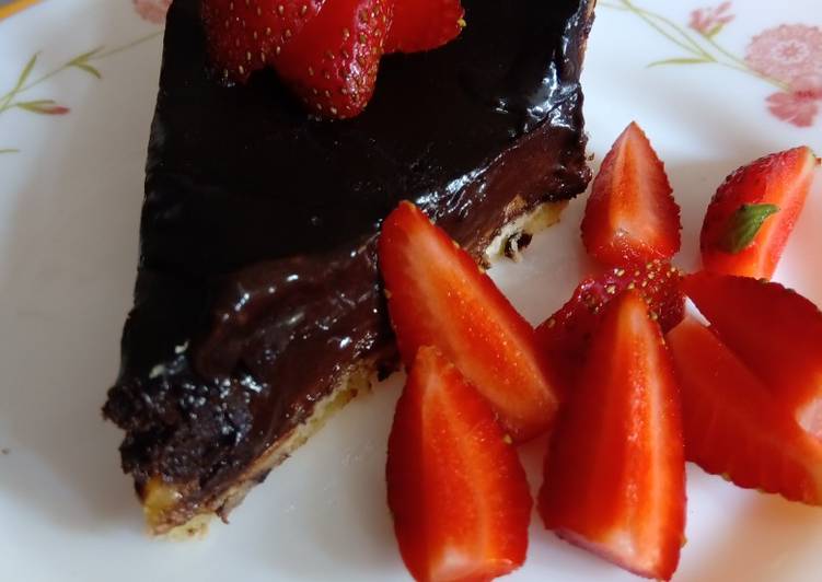 Banana Chocolate Tart