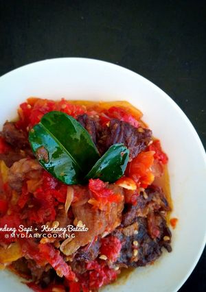 Foto resep Dendeng Sapi + Kentang Balado