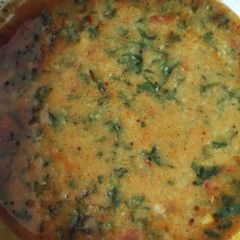 A picture of पालक डाळ.