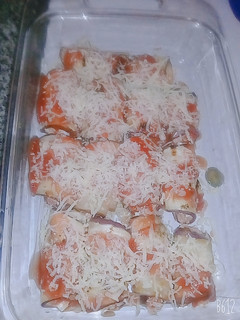 Una foto de Canelones de berenjena