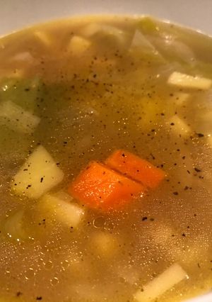 A picture of Winter Warmer Leek and Potato Soup.