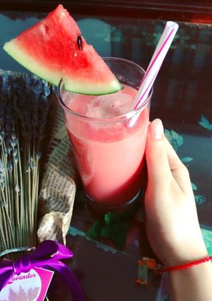 Hình của món Sinh Tố Dưa Hấu.