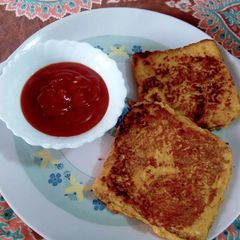 A picture of Veggie Bread Omelette.