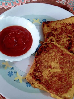 A picture of Veggie Bread Omelette.