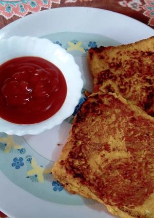 A picture of Veggie Bread Omelette.