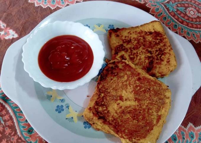 Veggie Bread Omelette