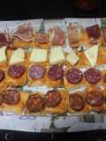 Aperitivos con pan de molde