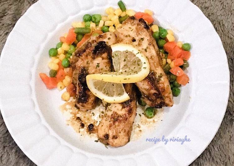 Resep Pan Seared Chicken with Mixed Vegetables Anti Gagal