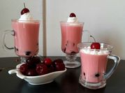 Una foto de gelatina de cerezas