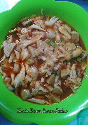 Foto resep Tumis Kecap Jamur Bakso