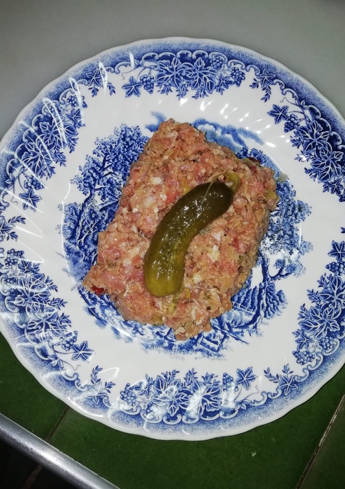 Una foto de Steak tartar