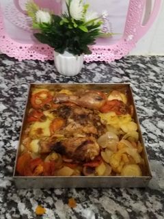 صورة لوصفة صينية دجاج بالخضر