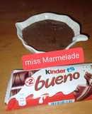 Σπιτική μερέντα με σοκολάτα Kinder Bueno
