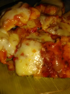 Una foto de Pizza con mozzarella