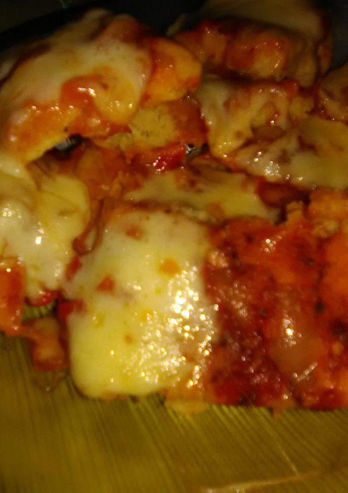 Una foto de Pizza con mozzarella