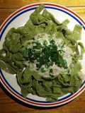 Fideos verdes integrales