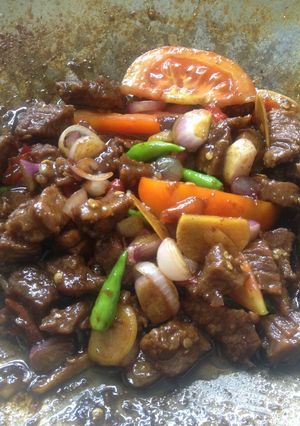 Foto resep Sate goreng