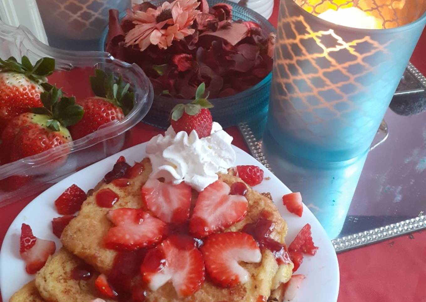 French toast â¤ Valentine breakfast