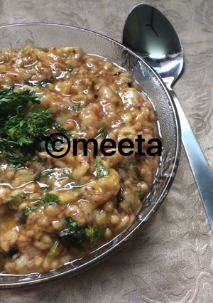 A picture of Amrud ka bharta.