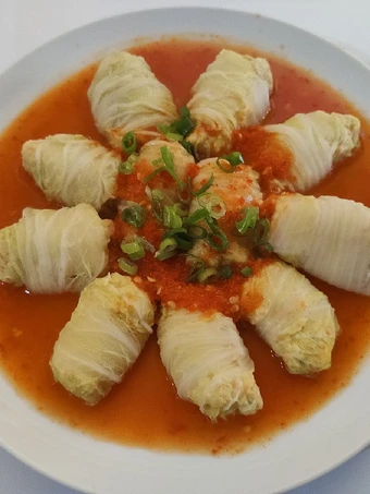 Cara Gampang Menyiapkan Resep Sawi gulung ayam yang Menggugah Selera Anti Ribet, Sempurna