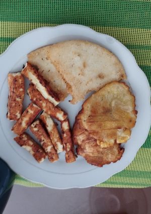 Una foto de Barritas de queso asado