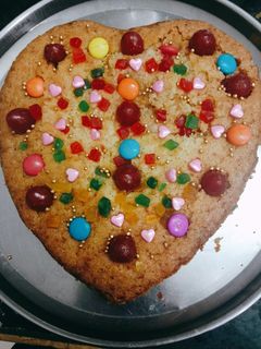 गेहूं के आटे का कढ़ाई केक(gehun k aate ka kadhai cake recipe in hindi) रेसिपी मुख्य फोटो