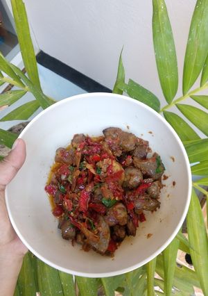 Foto resep Ati Ampela Kemangi Pedas