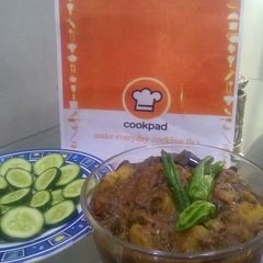 A picture of Aloo begun.