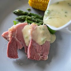 A picture of Parsley Sauce for Gammon.