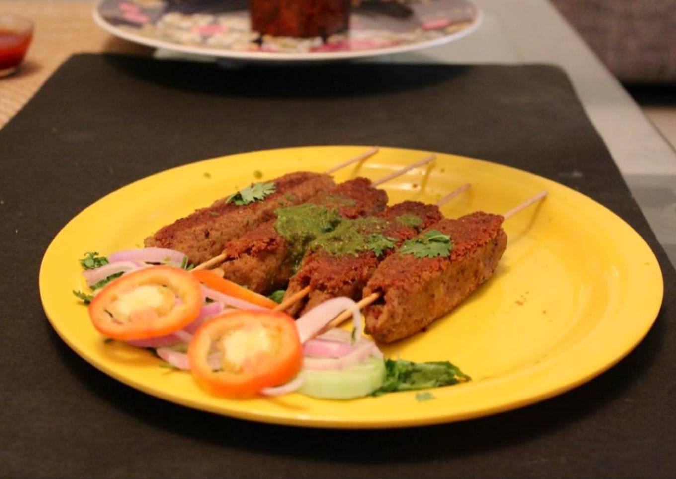 Veg seekh kabab