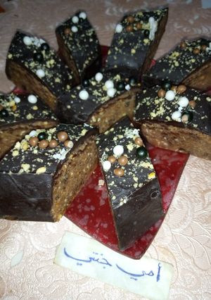 صورة لوصفة حلوى بدون طهي امممم 🍫🍫