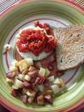 Pisto de tomate y pimentón