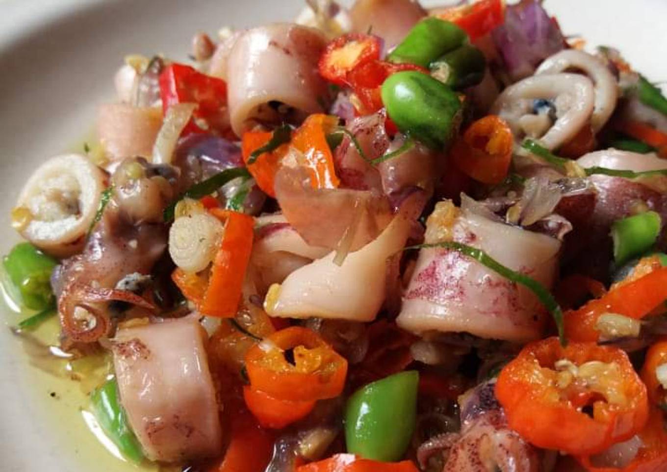 15.Cumi Asin sambal matah