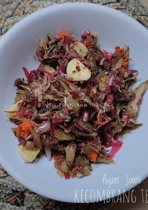 Foto resep Ayam Suwir Kecombrang Terasi