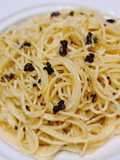 Capellini al Tartufo (Black truffle capellini)