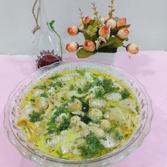 A picture of Dahi phulkiyan.