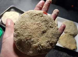 Una foto de Hamburguesas de lentejas y vegetales para frezzer