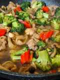 Ayam Jamur Brokoli Saus Teriyaki