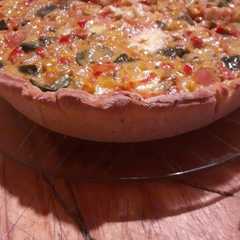 Una foto de Tarta de verduras muy fácil de hacer, con masa casera