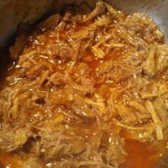 A picture of Buffalo Pulled Pork.