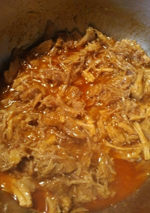 A picture of Buffalo Pulled Pork.