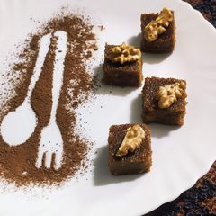 A picture of Walnut and Coffee Squares.